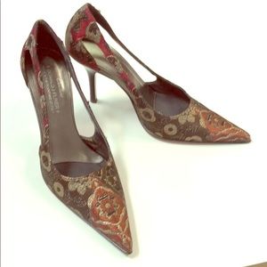 Donald J Pliner Brocade Pump Heels size 7 1/2 M